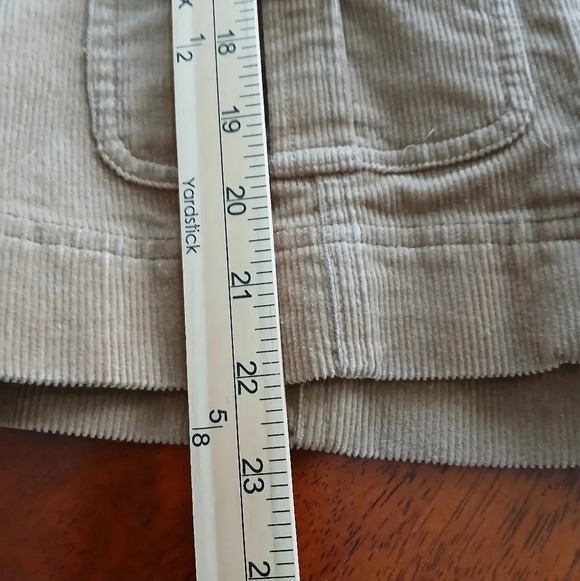 Sahalie women's size S tan corduroy zip up jacket with pockets - Picture 7 of 8